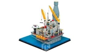 «Мұнай және газ өндіру платформасының» визуалды макети
