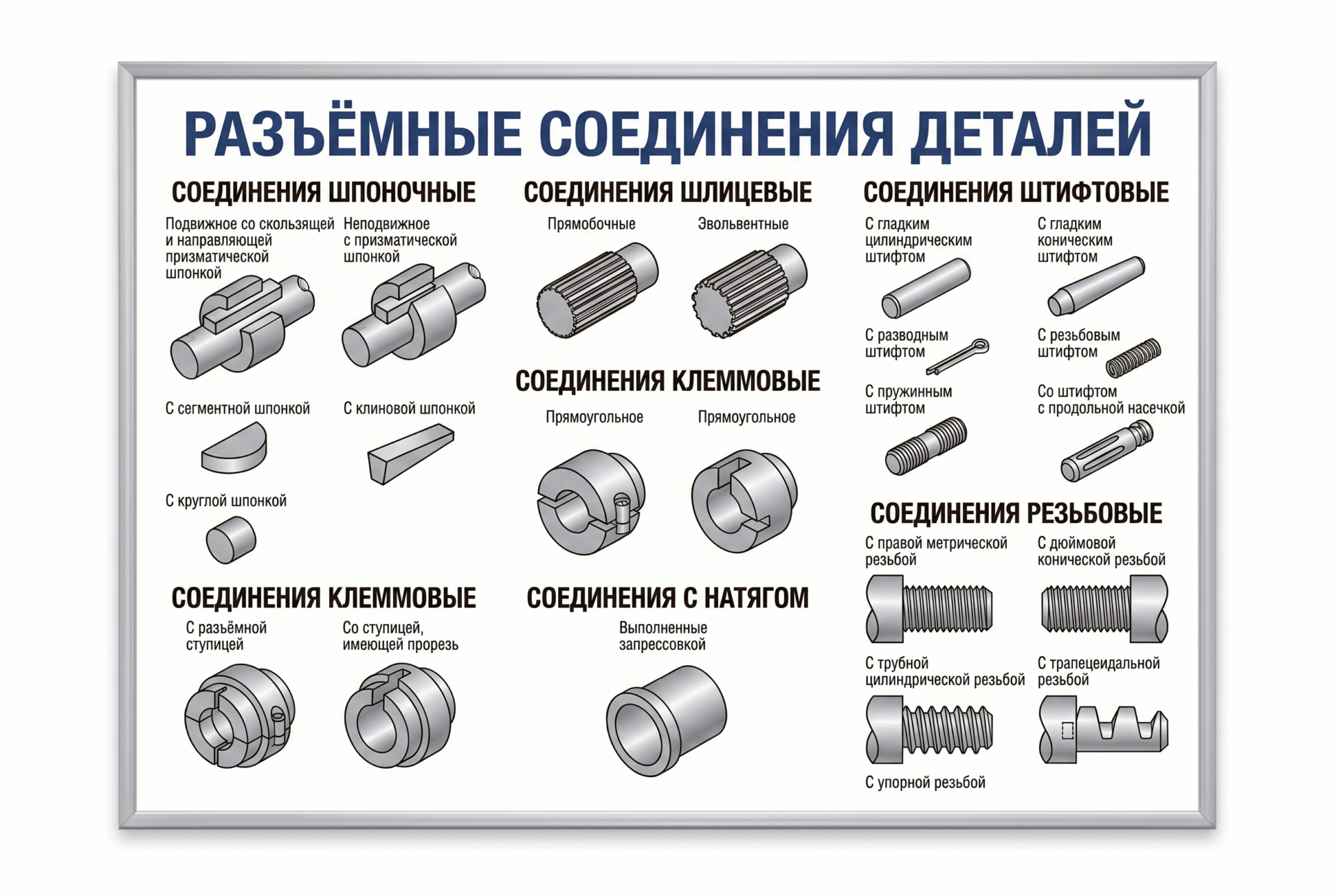 «Бөлшектердің ажыратылатын қосылыстары» көрнекі демонстрациялық жабдық жинағы